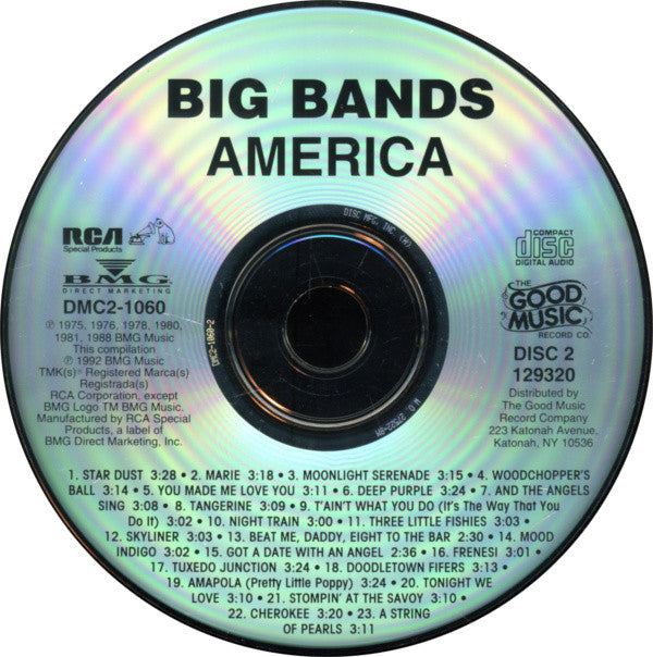 Various : Big Bands America (2xCD, Comp)