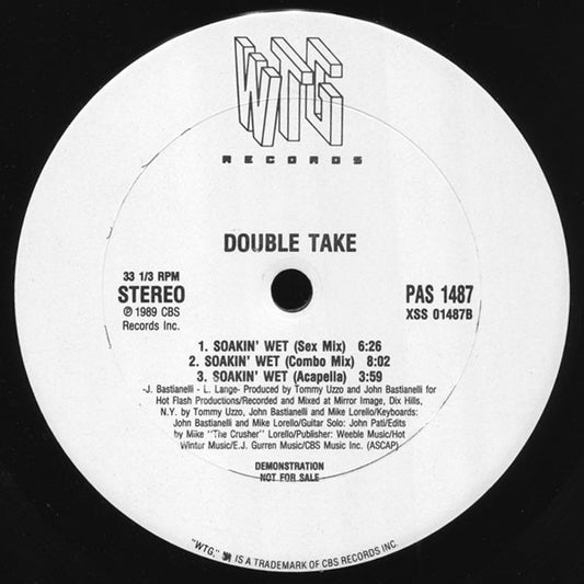 Double Take (4) : Soakin' Wet (12", Promo)