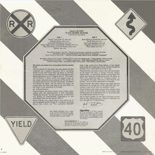 Floyd Cramer : Detours (LP, Album)