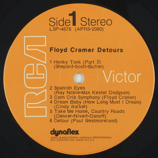 Floyd Cramer : Detours (LP, Album)
