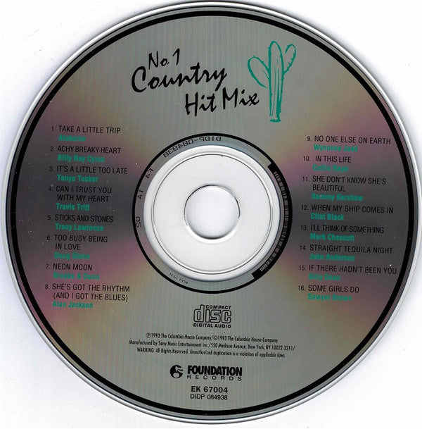 Various : No. 1 Country Hit Mix (CD, Comp, RE)
