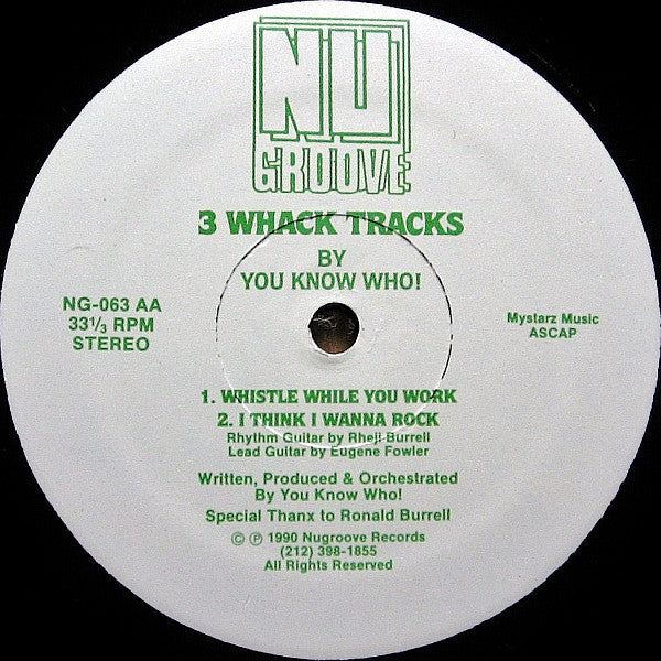 You Know Who! : 3 Whack Tracks (12")