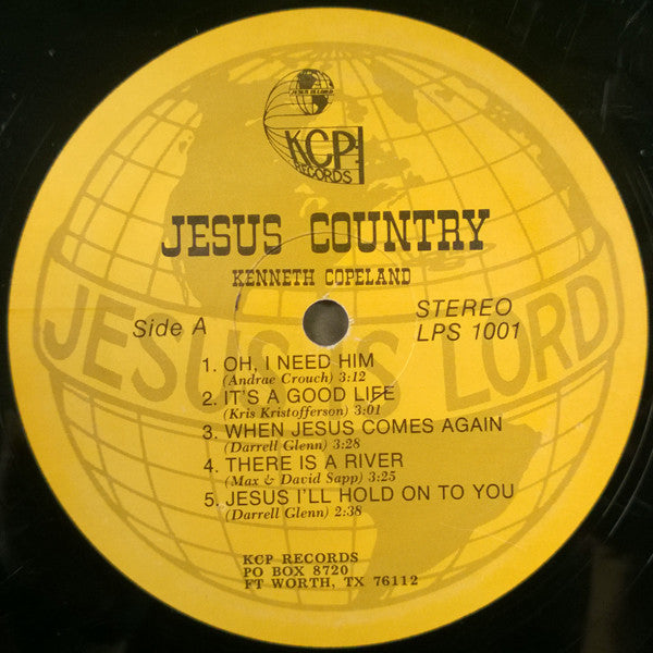 Kenneth Copeland : Jesus Country (LP)