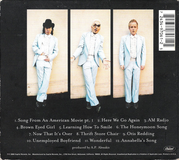 Everclear : Songs From An American Movie Vol. One: Learning How To Smile (CD, Album, Dig)