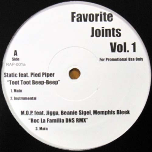 Various : Favorite Joints Vol.1 (12", Promo, Unofficial)