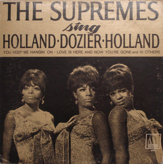 The Supremes : Supremes Sing Holland▪Dozier▪Holland (LP, Album, Mono, Col)