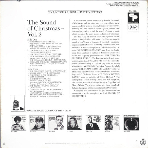 Various : The Sound Of Christmas, Volume 2 (LP, Album, Comp, Ltd, Scr)