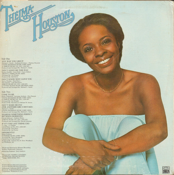 Thelma Houston : Any Way You Like It (LP, Album)