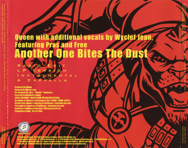 Queen With Additional Vocals By Wyclef Jean , Featuring Pras Michel And Free (2) : Another One Bites The Dust (CD, Single, Promo)