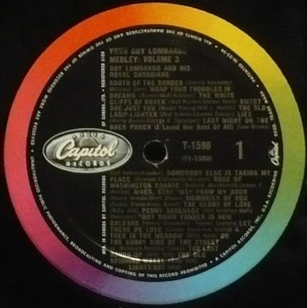 Guy Lombardo And His Royal Canadians : By Request Your Guy Lombardo Medley: Volume 3 (LP, Album, Mono)