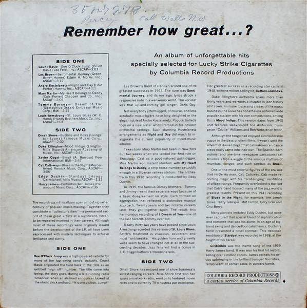 Various : Remember How Great...? (LP, Comp, Mono, Ter)