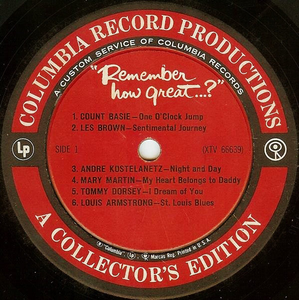 Various : Remember How Great...? (LP, Comp, Mono, Ter)