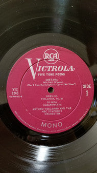 Arturo Toscanini : Five Tone Poems (LP, Comp, Mono, RE)