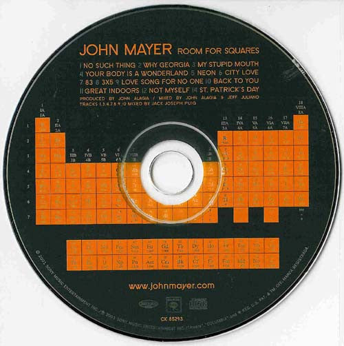 John Mayer : Room For Squares (CD, Album)