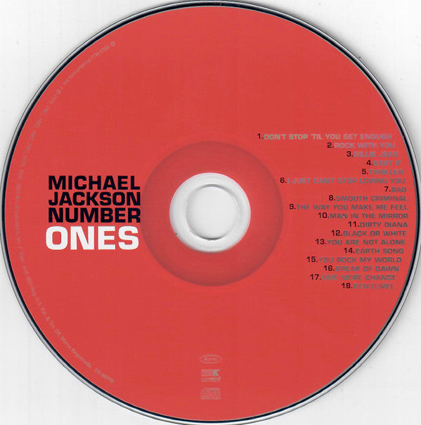 Michael Jackson : Number Ones (CD, Album, Comp, Thr)