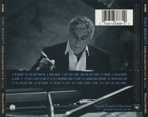 Tony Bennett : Sings Ellington Hot & Cool (CD, Album)