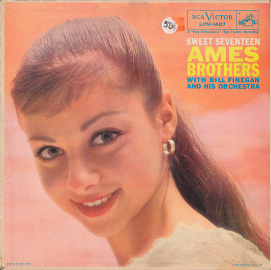The Ames Brothers With Bill Finegan And His Orchestra : Sweet Seventeen (LP, Album, Mono, Ind)