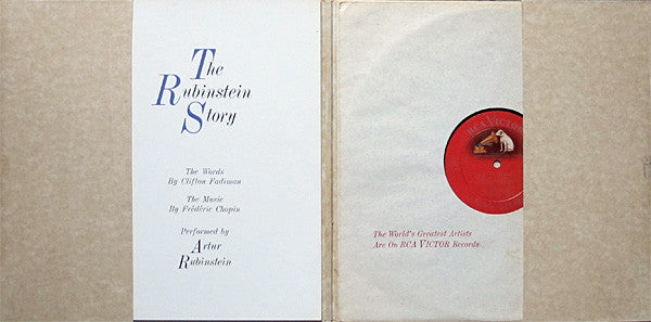 Arthur Rubinstein, Frédéric Chopin : The Rubinstein Story (Concerto No. 2 And Andante Spianato And Grande Polonaise) (LP, Gat)