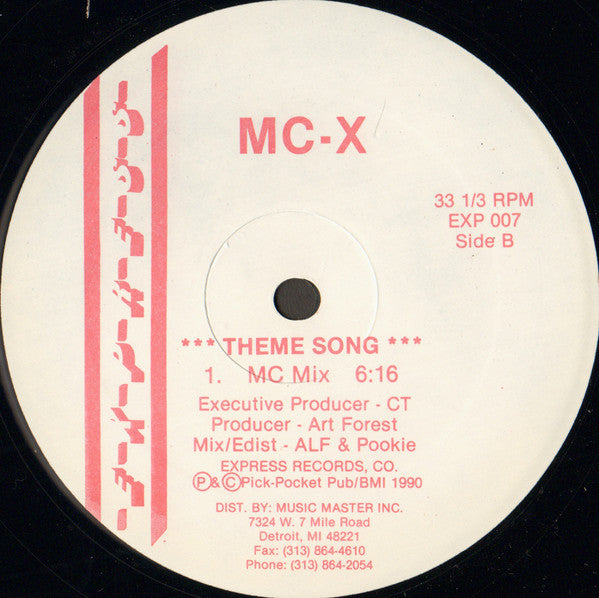 MC-X (2) : All Men Are Created Equal (12")