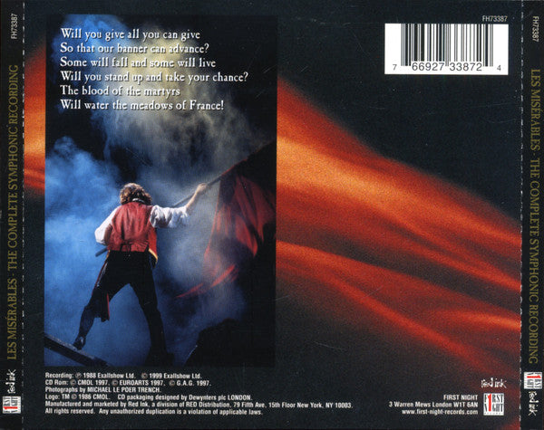 Cameron Mackintosh Presents Alain Boublil & Claude-Michel Schönberg : Les Misérables - The Complete Symphonic Recording (2xCD, Album + CD-ROM, Album, Enh + Box, RE)