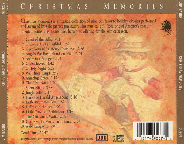 Jim Bajor : Christmas Memories (CD, Album)