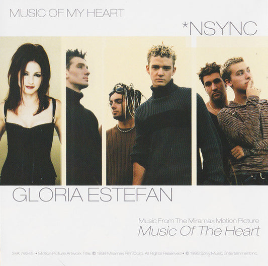 *NSYNC And Gloria Estefan : Music Of My Heart (CD, Single)