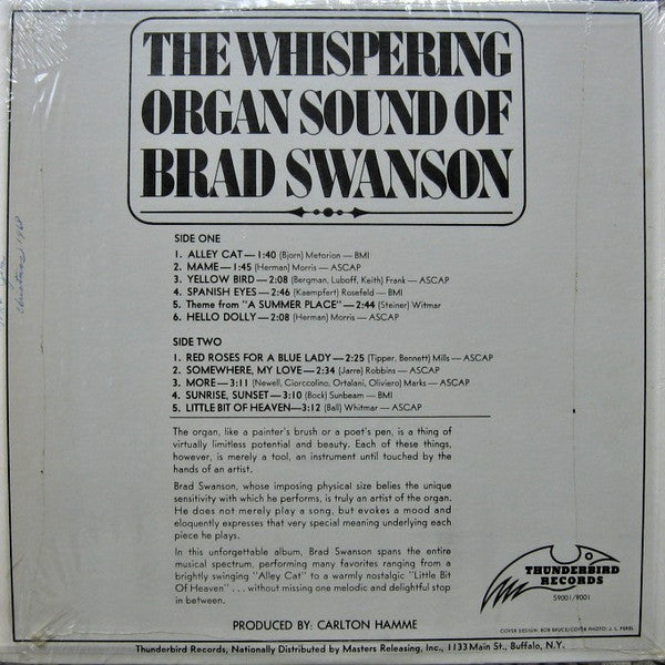 Brad Swanson : The Whispering Organ Sound Of (LP, Album)