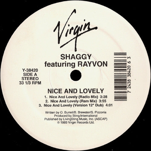 Shaggy : Nice And Lovely (12")