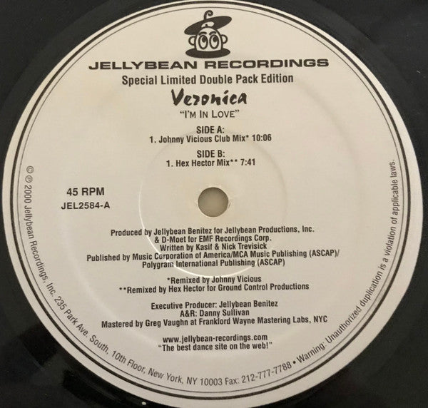 Veronica : I'm In Love (2x12", W/Lbl)