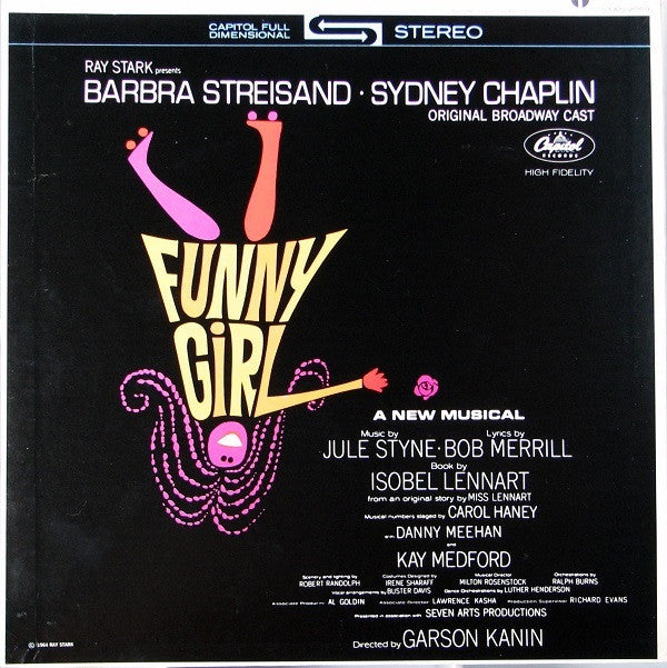 Ray Stark Presents Barbra Streisand, Sydney Chaplin : Funny Girl (Original Broadway Cast) (LP, Album, RE, Los)