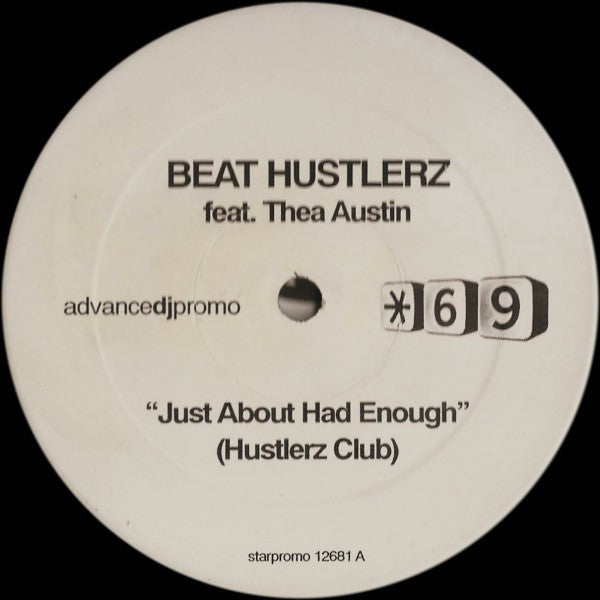 Beat Hustlerz Feat. Thea Austin : Just About Had Enough (12", Promo, Adv)
