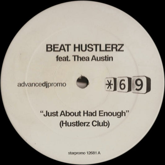 Beat Hustlerz Feat. Thea Austin : Just About Had Enough (12", Promo, Adv)