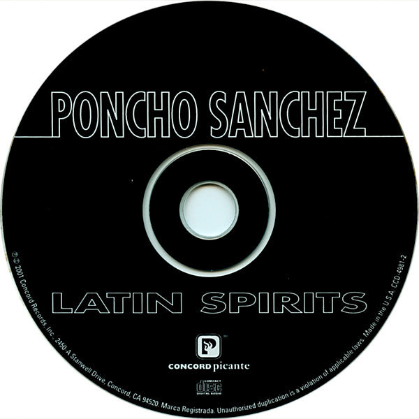Poncho Sanchez : Latin Spirits (CD, Album)