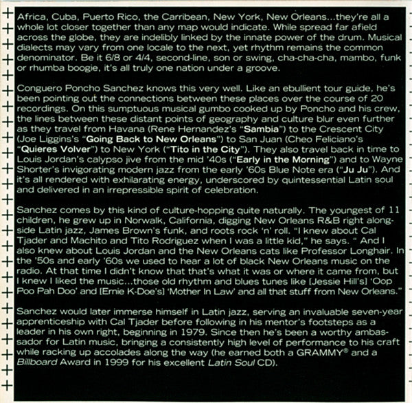 Poncho Sanchez : Latin Spirits (CD, Album)