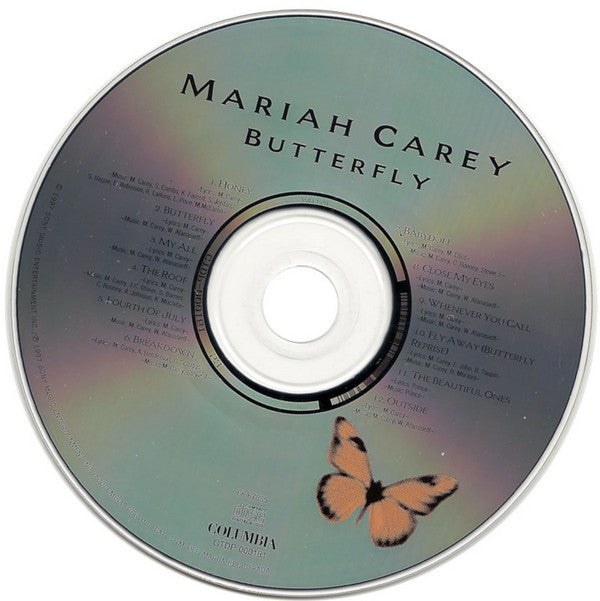 Mariah Carey : Butterfly (CD, Album, RE)