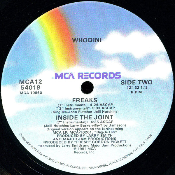 Whodini : Freaks (12", Single)