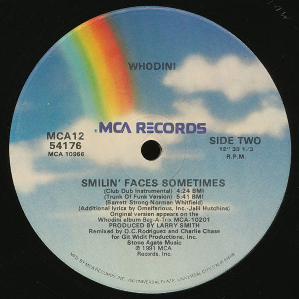 Whodini : Smilin' Faces Sometimes (12")