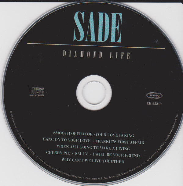 Sade : Diamond Life (CD, Album, RM)