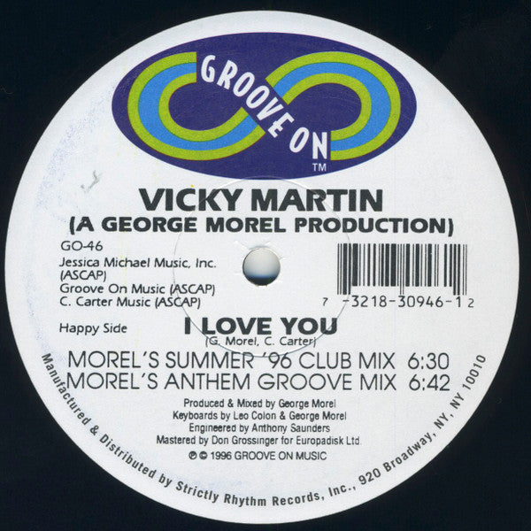 Vicky Martin : I Love You (12")