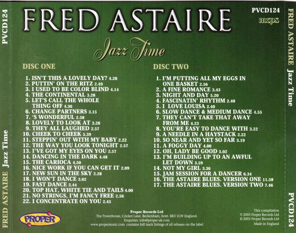 Fred Astaire : Jazz Time (2xCD, Comp)