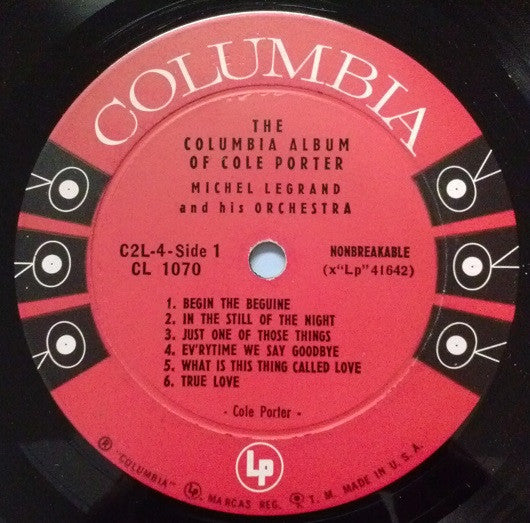 Michel Legrand Et Son Orchestre : The Columbia Album Of Cole Porter (2xLP, Album, Mono)