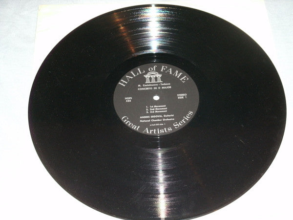 Andrés Segovia, Mario Castelnuovo Tedesco, Manuel María Ponce Cuéllar, National Chamber Orchestra : Concerto In D Major (LP)
