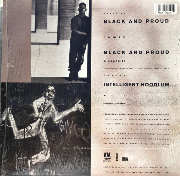 Intelligent Hoodlum : Black And Proud / Intelligent Hoodlum (12", Single)