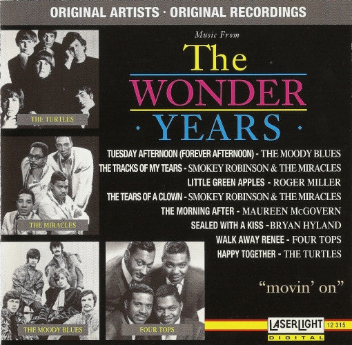 Various : Music From The Wonder Years "Movin' On" (CD, Comp, Mono)