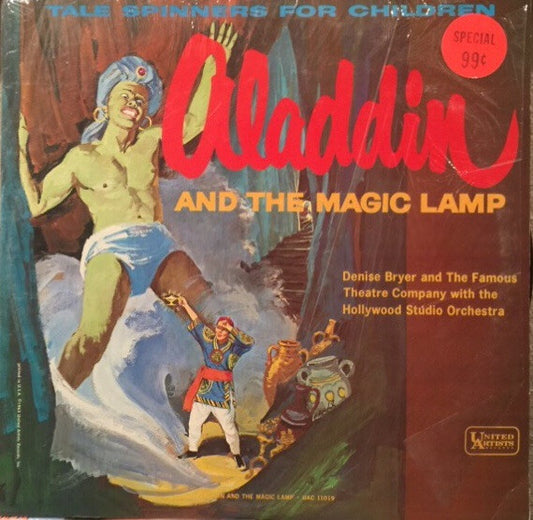 Denise Bryer, The Famous Theater Company, The Hollywood Studio Orchestra : Aladdin And The Magic Lamp (LP)