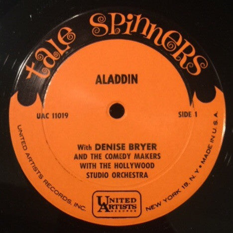 Denise Bryer, The Famous Theater Company, The Hollywood Studio Orchestra : Aladdin And The Magic Lamp (LP)