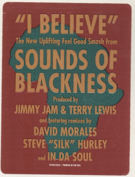 Sounds Of Blackness : I Believe (3x12", Promo, Gat)