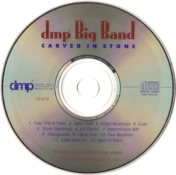 DMP Big Band : Carved In Stone (CD, Album, 20-)