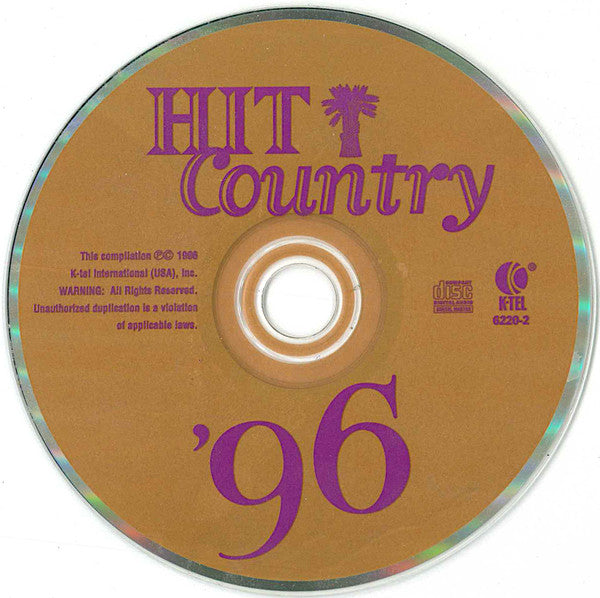 Various : Hit Country '96 (CD, Comp)