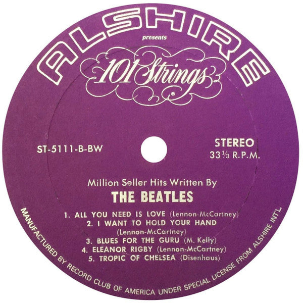 101 Strings : Play Hits Written By The Beatles (LP)